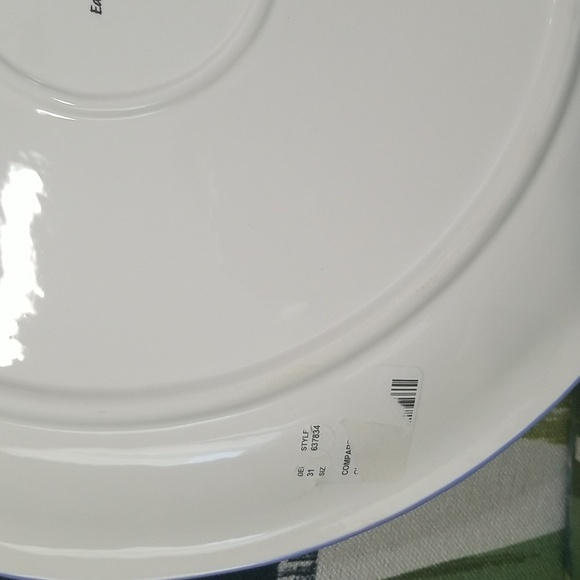 Cottage Core Hand Painted Rabbit Bunny Platter By Style Eye Baum Bros - Picture 11 of 11